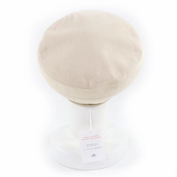 Hermès Saint Honor Serie Metal Leather Beret58
